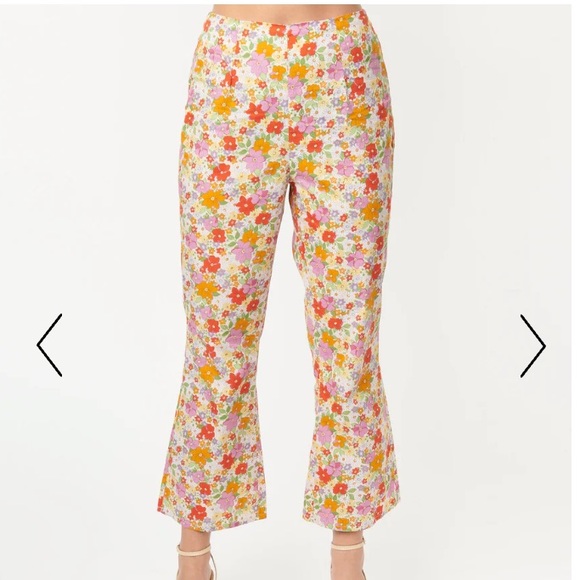 New with tags, Floral pants from Unique Vintage - Picture 2 of 4